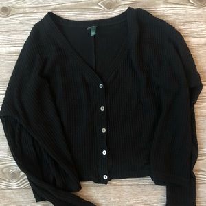 Wild fable cropped top sweater